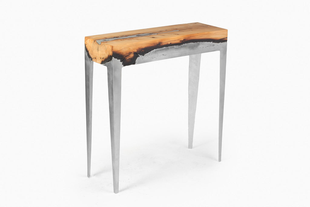 Wood Casting Console / Cypress or Eucalyptus - Green Design Gallery