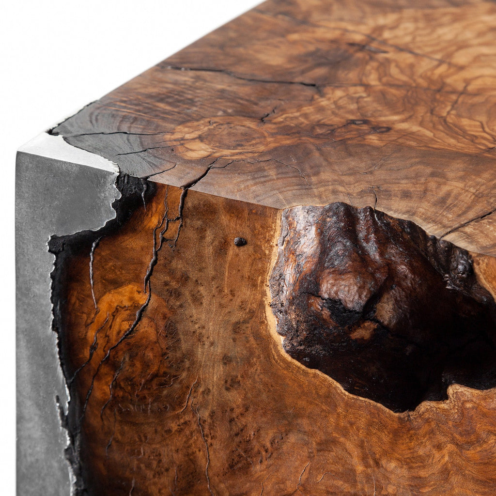 Wood Casting Console / Cypress or Eucalyptus - Green Design Gallery