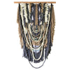 XL Custom Handmade Wallhanging / African Clay Beads + Wool and Yarn - Green Design Gallery