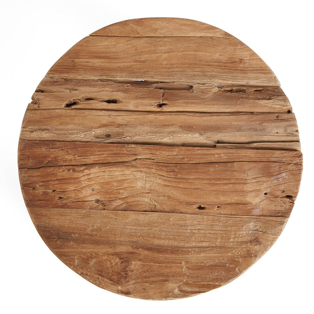 YATAI STOOL +SIDE TABLE | RECLAIMED TEAK | IN-OUTDOORS | 3 SIZES - Green Design Gallery