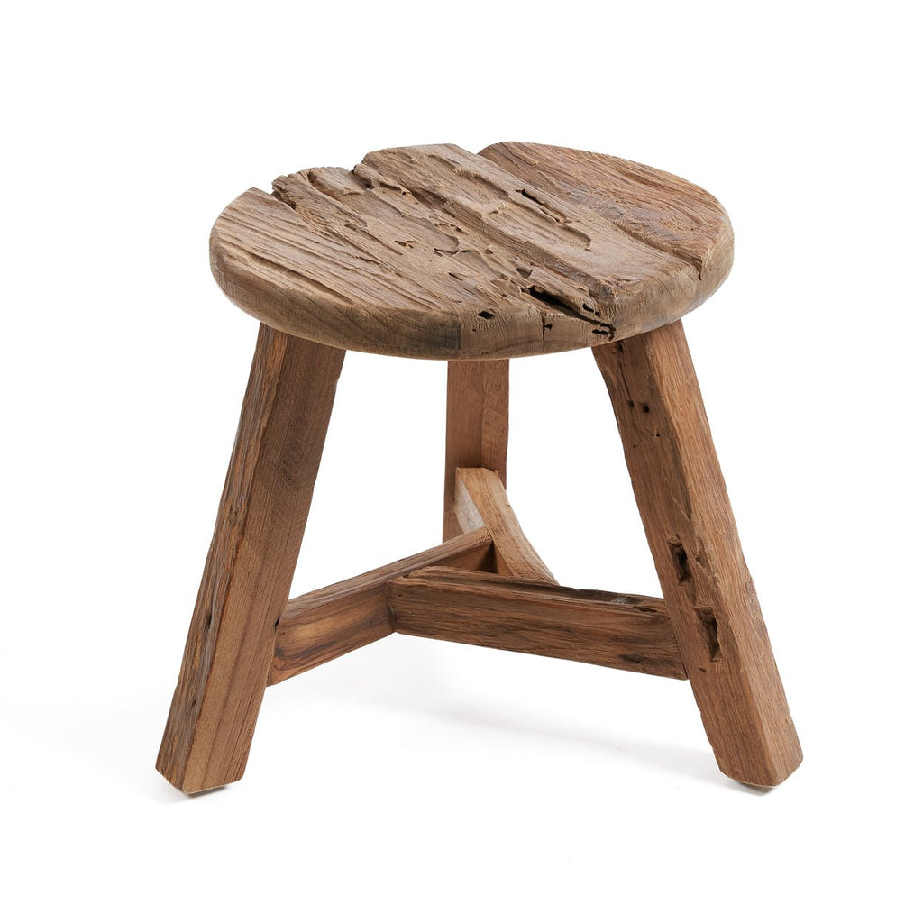 YATAI STOOL +SIDE TABLE | RECLAIMED TEAK | IN-OUTDOORS | 3 SIZES - Green Design Gallery