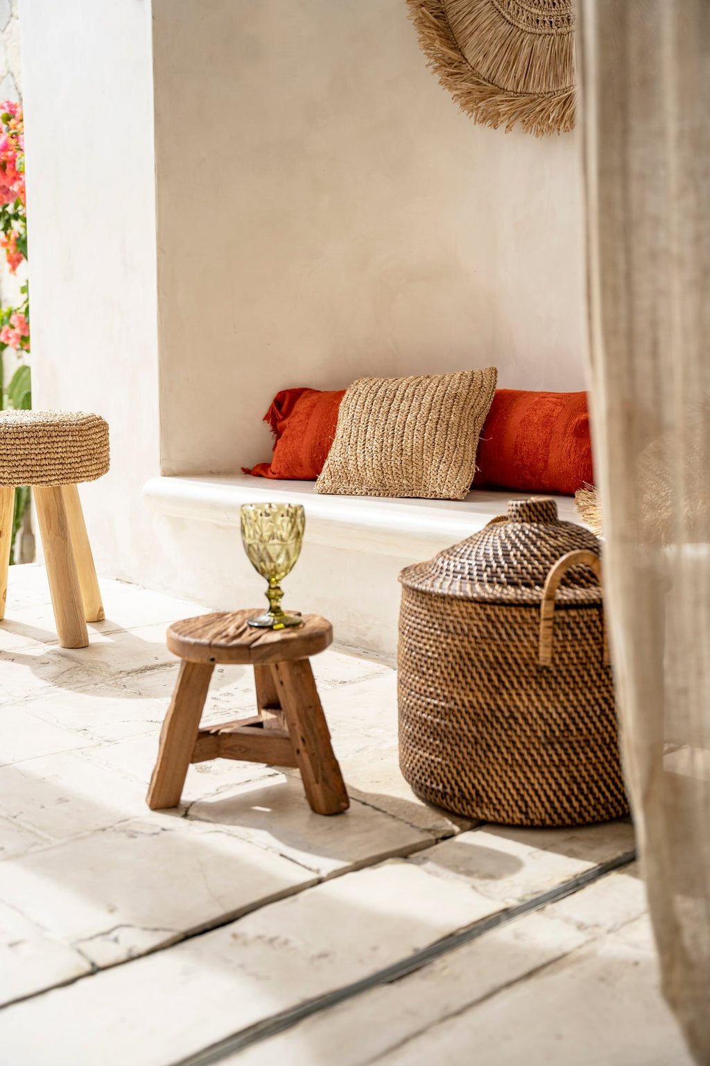 YATAI STOOL +SIDE TABLE | RECLAIMED TEAK | IN-OUTDOORS | 3 SIZES - Green Design Gallery