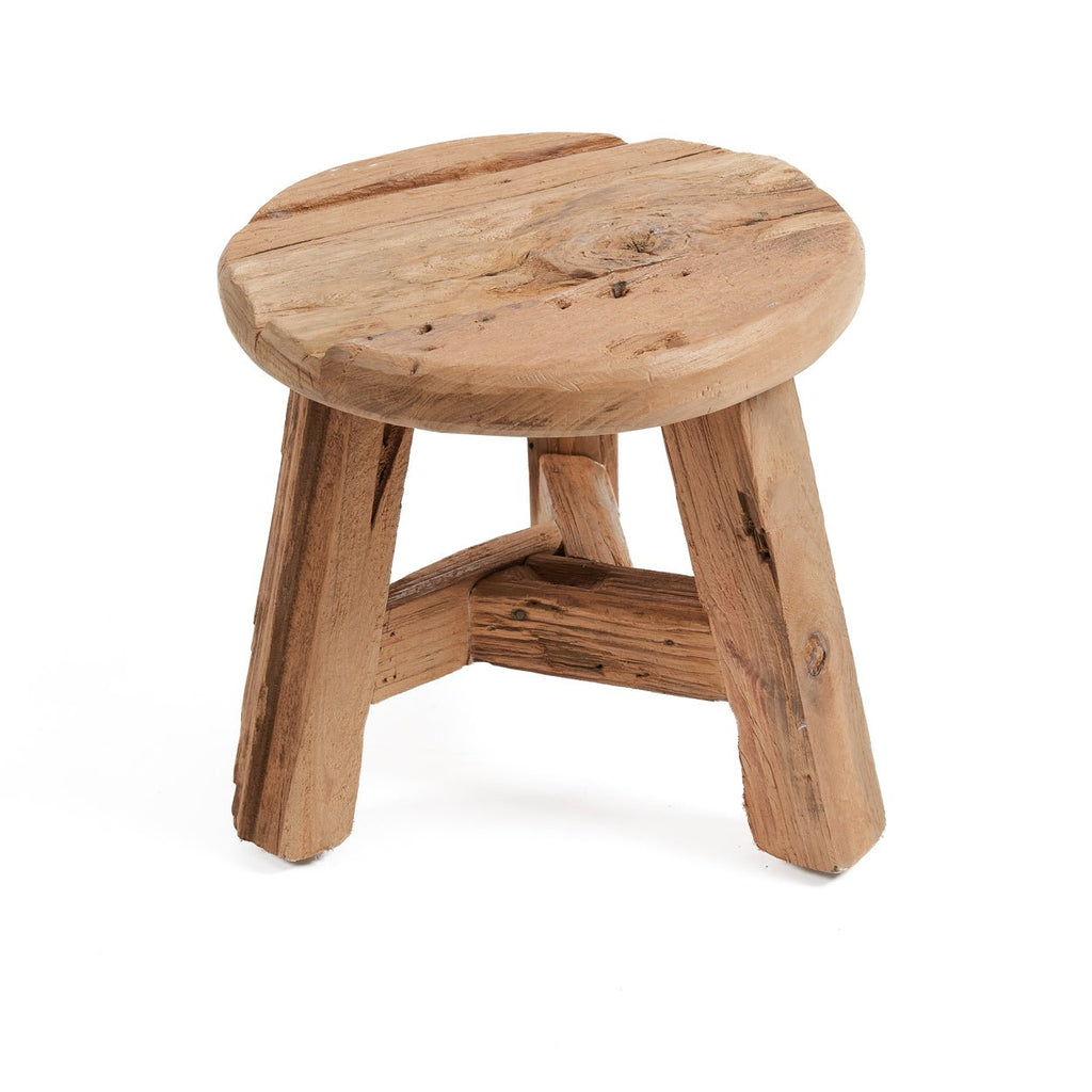 YATAI STOOL +SIDE TABLE | RECLAIMED TEAK | IN-OUTDOORS | 3 SIZES - Green Design Gallery