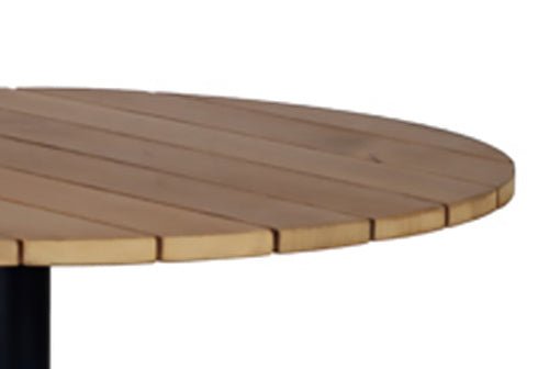 ZETA CAFÉ TABLE / RECYCLED TEAK - Green Design Gallery