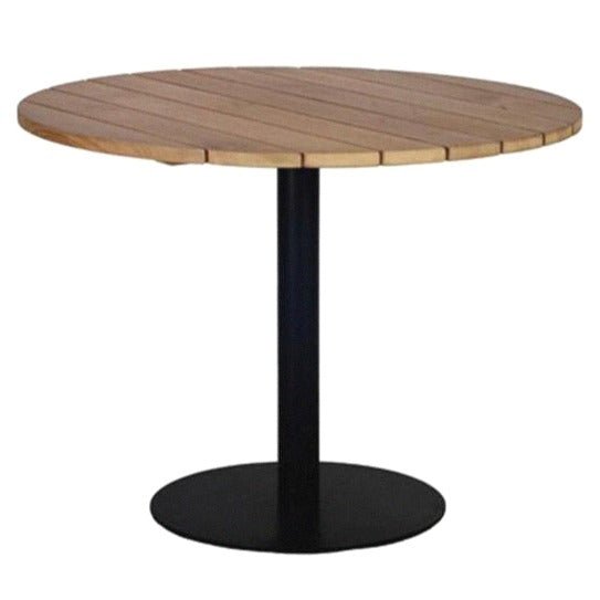 ZETA CAFÉ TABLE / RECYCLED TEAK - Green Design Gallery