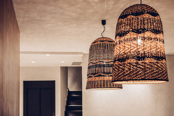 ZULU LIGHT SHADE / ORANGE BLOSSOM / 4 SIZES (INDOOR-OUTDOOR) - Green Design Gallery